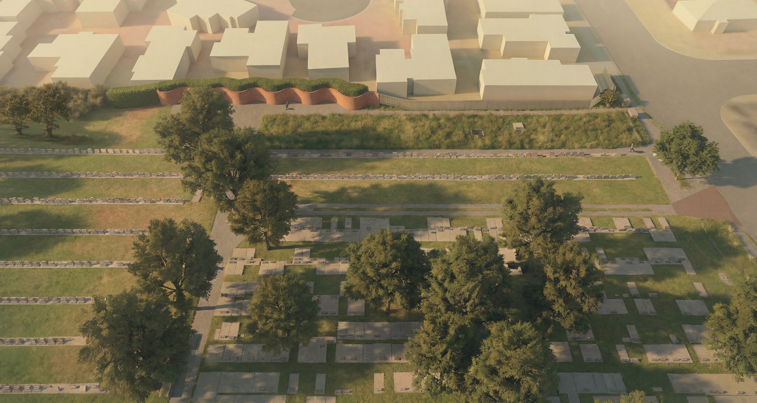 Artist's impression of memorial, from Wellington St